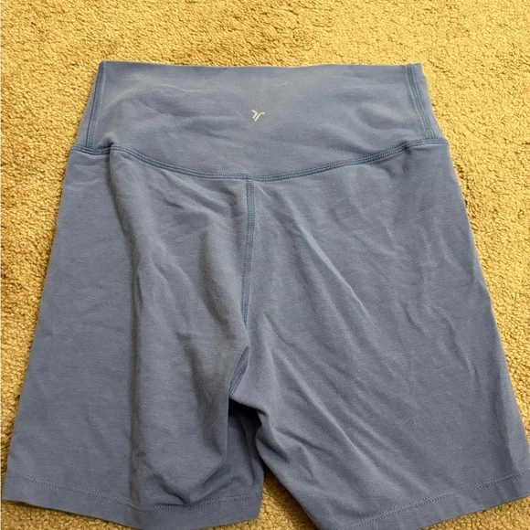 Old Navy Women's Size Small Blue Biker Shorts Workout Gear Athletic - Picture 7 of 7